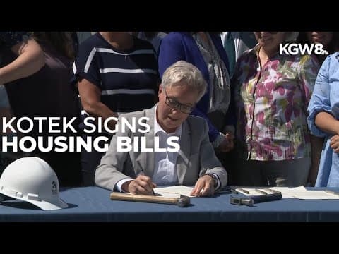 Kotek signs multiple housing bills