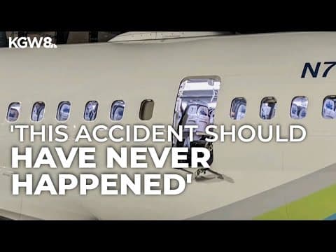 NTSB says systemic problems caused Boeing 747 Max door plug blowout over Portland