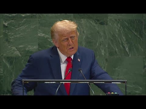 President Trump addresses United Nations General Assembly
