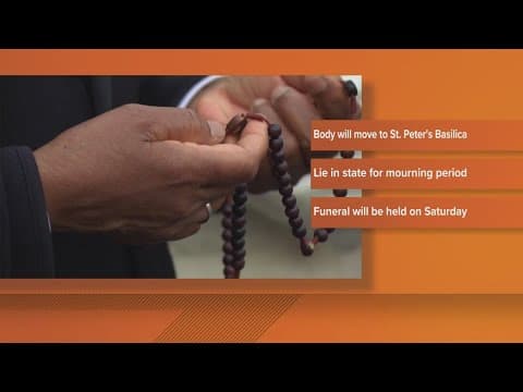 Ceremonies and rituals take place ahead of Pope Francis funeral