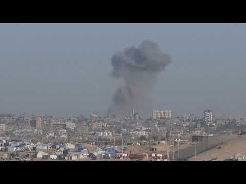Plumes of smoke seen, an explosion heard in the direction of eastern Rafah