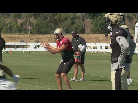 New Orleans Saints hold final camp practice at U.C. Irvine