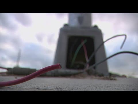 Residents say streetlights along busy Porter-area roadway have never turned on — now we know why