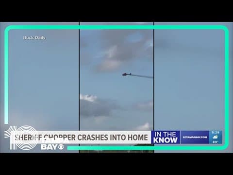 Rescue helicopter crashes into Florida apartment complex, killing fire captain and resident