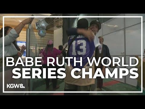 Portland youth baseball team wins Babe Ruth World Series in New York