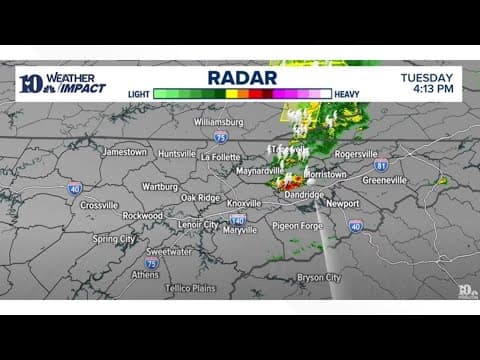 Weather Radar || Tracking strong storms in East Tennessee and Kentucky (5/20/25)