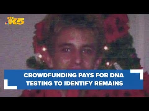 Crowdfunding helps pay for DNA testing to identify remains of missing man
