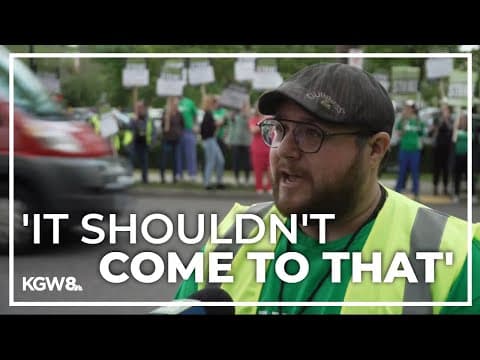 Portland nurses begin strike with picket outside Providence hospital