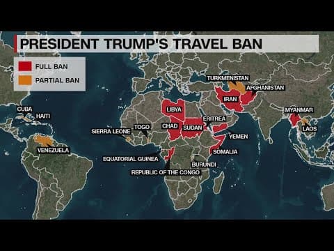 Trump's travel ban that impacts 12 countries is now in effect. Here's what to know