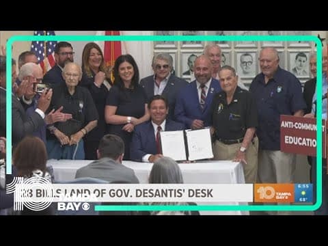 28 Bills head to DeSantis' desk