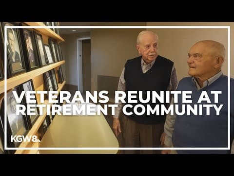 Navy veterans reunite in retirement community after 60 years
