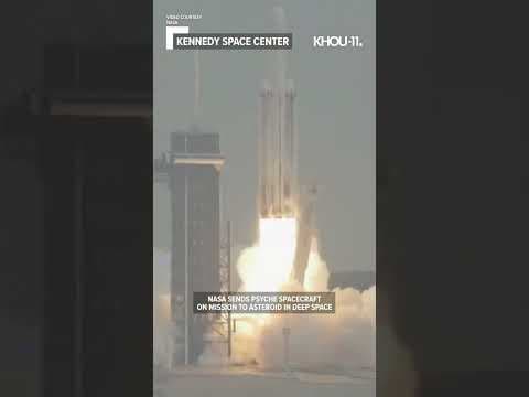 NASA launches Psyche spacecraft on mission to deep space #shorts