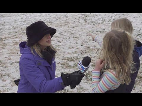 Little girl goes sledding at Lakeshore Park, tells Shea Smith what happened