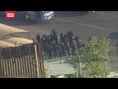 San Ysidro Port of Entry partially blocked by protestors