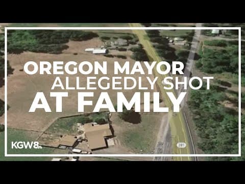 Oregon mayor allegedly shot at family during road rage episode in Hood River County