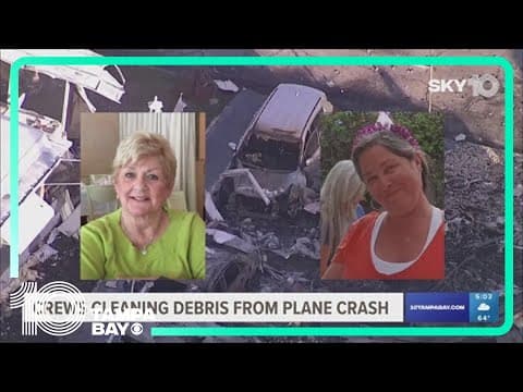 Crews continue to clean up debris after deadly Clearwater plane crash