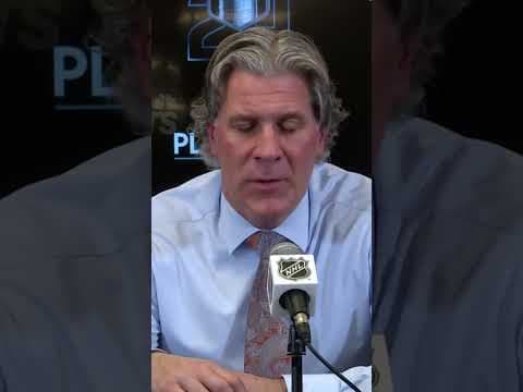 Colorado Avalanche coach speaks after team eliminated from NHL Stanley Cup Playoffs