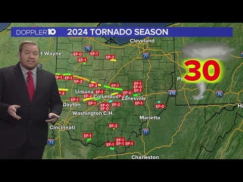 Ohio has seen 30 tornadoes so far this year