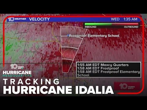 WARNING: Tornado warning issued in Polk, Hardee, Highlands