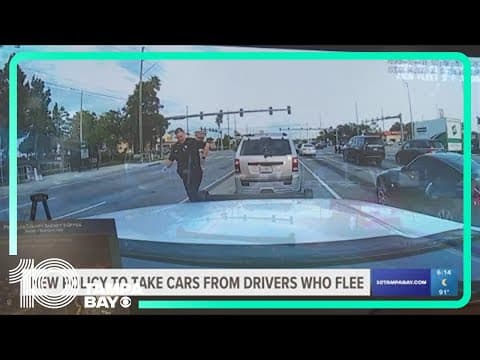 'Out of control': Pinellas County Sheriff's Office will begin to seize vehicles that flee from deput
