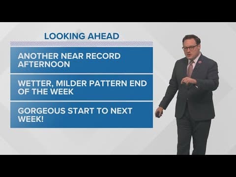 Weather: Another "almost hot" day, before a wetter pattern