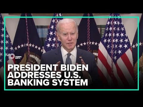 Biden discusses steps taken amid Silicon Valley Bank, Signature Bank collapse: Clip