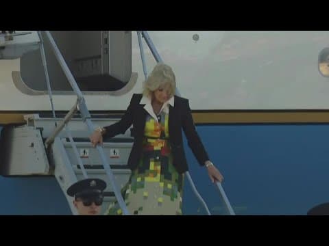 WATCH: First Lady Dr. Jill Biden arrives at San Diego International Airport