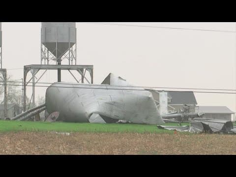 Parts of central Ohio see damage from strong storms