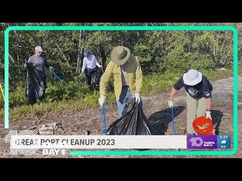 Tons of trash removed with the help form hundreds of volunteers at Great Port Cleanup