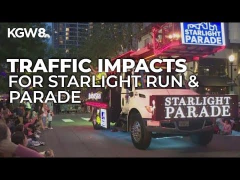 Rose Festival Starlight Run and Parade to impact traffic this weekend