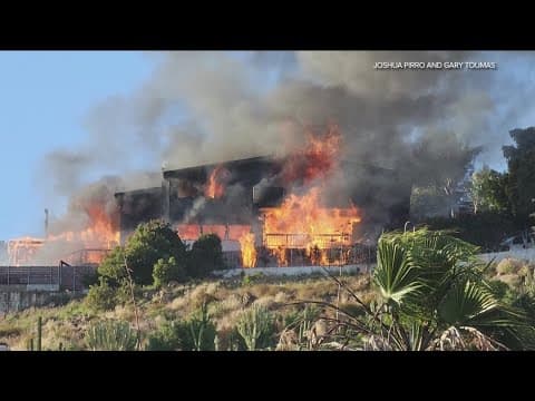 Five pets missing after Spring Valley house fire