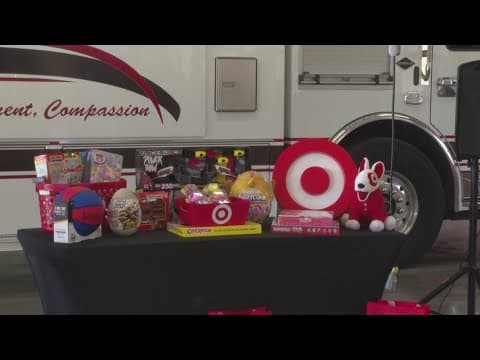 Houston Fire Department kids off annual toy drive