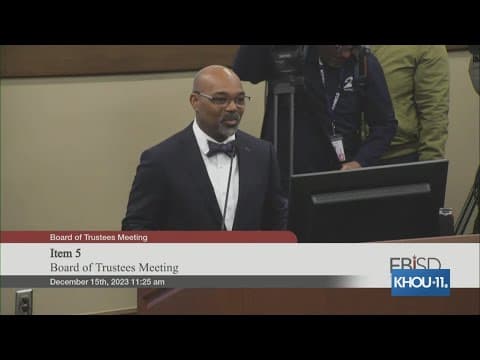 Fort Bend ISD board approves Dr. Marc Smith as finalist in superintendent search after heated debate