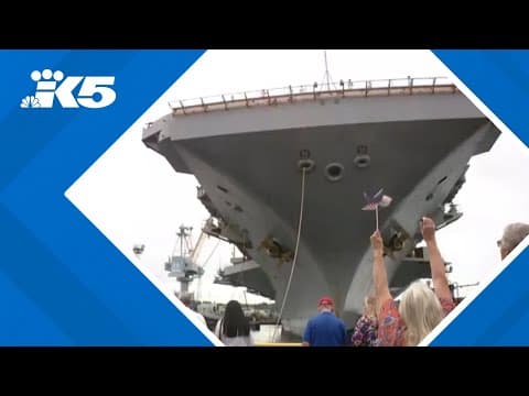 USS Ronald Reagan arrives at Naval Base Kitsap
