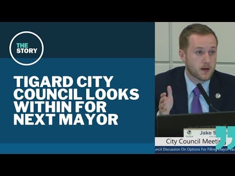 Tigard City Council to appoint new mayor after previous mayor's resignation