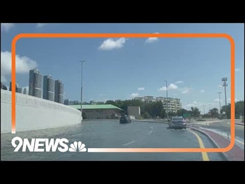 Record rain floods Dubai airport