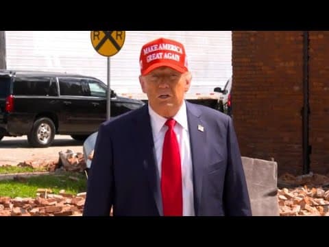 Donald Trump speaks in Georgia town affected by Hurricane Helene (Sept. 30, 2024)