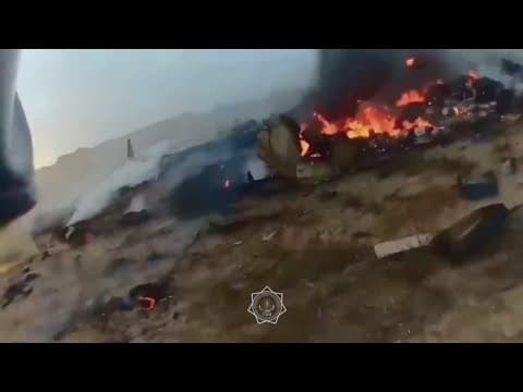 Azerbaijani airliner crashes in Kazakhstan, killing 38 with 29 survivors, officials say