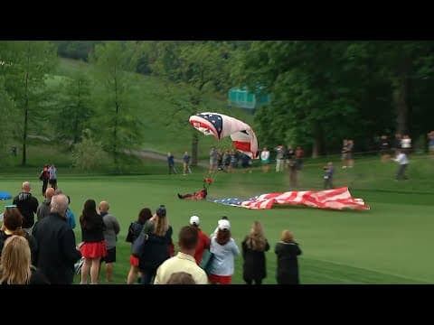 Flag jump held at Memorial Tournament after second round