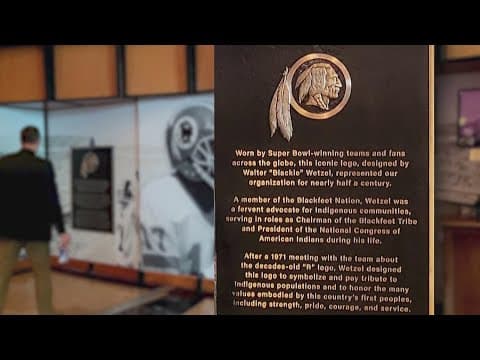 Commanders honor Blackie Wetzel, who inspired the team's old logo