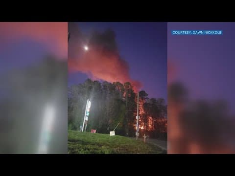 No injuries reported after crews respond to 2-story structure fire in Louisville