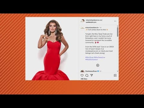 Miss Richardson was crowned Miss Texas