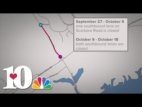 Oak Ridge water plant construction forces traffic changes