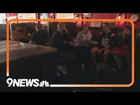 Broncos fans woke up early to cheer on the team