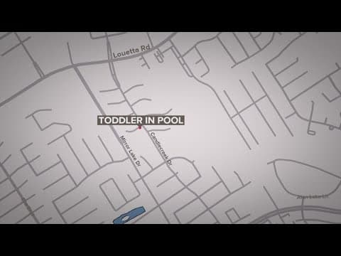 2-year-old hospitalized after falling into backyard pool in NW Harris County, sheriff says