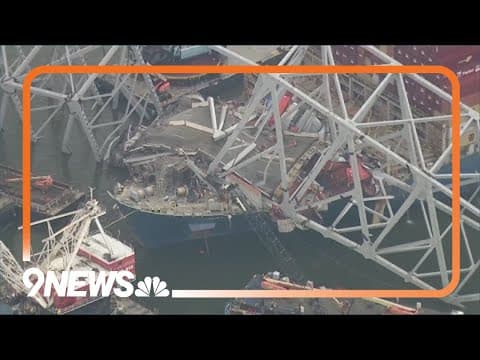 Cargo ship that caused Baltimore bridge collapse to be moved