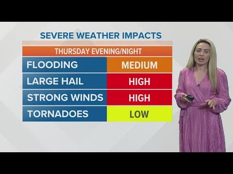 Storms, hail likely in central Ohio Thursday evening