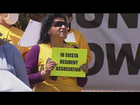 Imperial Beach RV tenants rally for rent control and more protection against unfair evictions