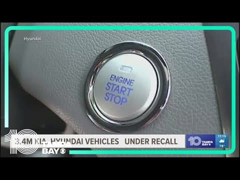 Hyundai and Kia recall nearly 3.4 million vehicles due to fire risk and urge owners to park outdoors
