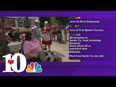 Dollywood to donate ticket proceeds to Sevier County food bank